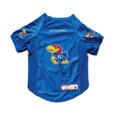 Kansas Jayhawks Pet Jersey Stretch Size Big Dog-0