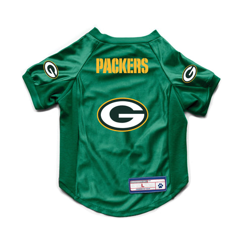 Green Bay Packers Pet Jersey Stretch Size Big Dog-0