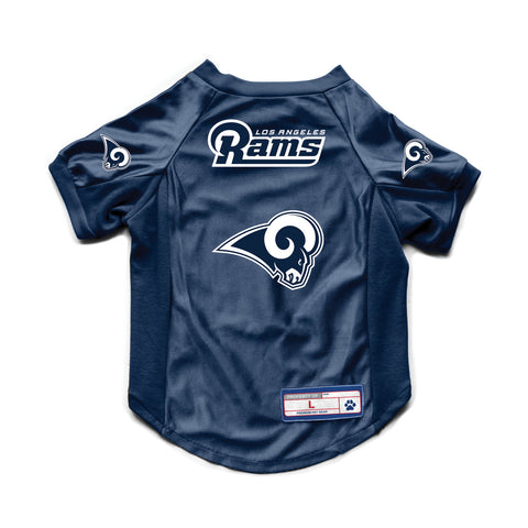 Los Angeles Rams Pet Jersey Stretch Size Big Dog-0