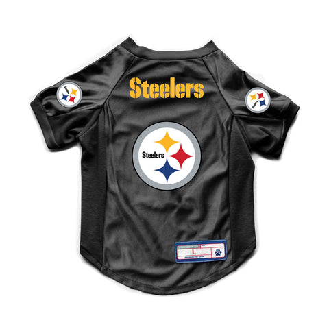 Pittsburgh Steelers Pet Jersey Stretch Size Big Dog-0