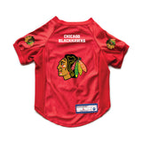 Chicago Blackhawks Pet Jersey Stretch Size Big Dog-0