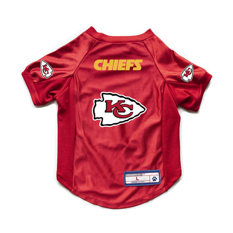 Kansas City Chiefs Pet Jersey Stretch Size S-0