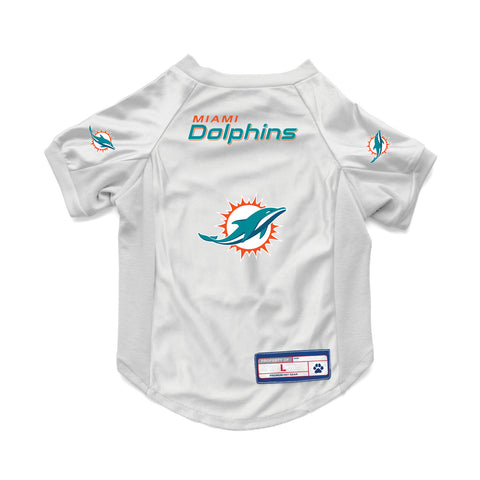 Miami Dolphins Pet Jersey Stretch Size M-0