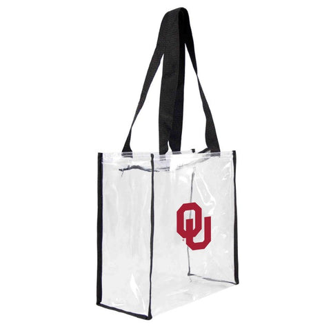 Oklahoma Sooners Tote Clear Square Stadium-0
