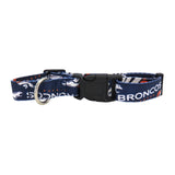 Denver Broncos Pet Collar Size M - Special Order-0