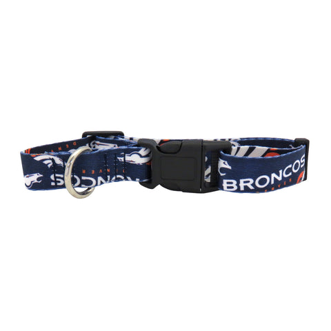 Denver Broncos Pet Collar Size L-0