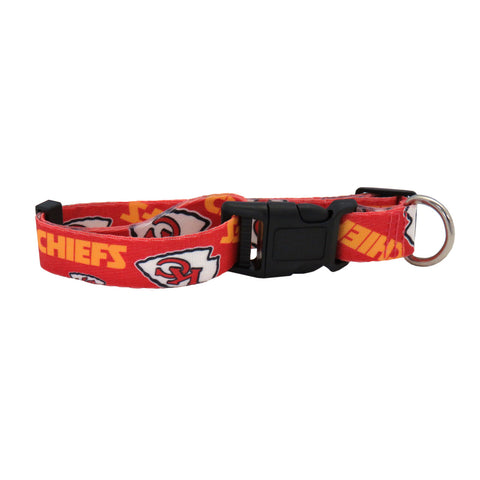 Kansas City Chiefs Pet Collar Size M-0