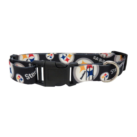 Pittsburgh Steelers Pet Collar Size M-0