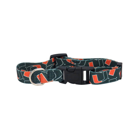 Miami Hurricanes Pet Collar Size L-0