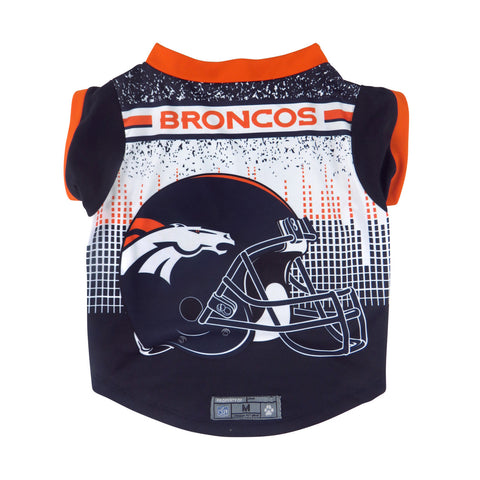 Denver Broncos Pet Performance Tee Shirt Size L-0