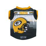 Green Bay Packers Pet Performance Tee Shirt Size L-0