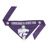 Kansas State Wildcats Pet Bandanna Size XS - Special Order-0
