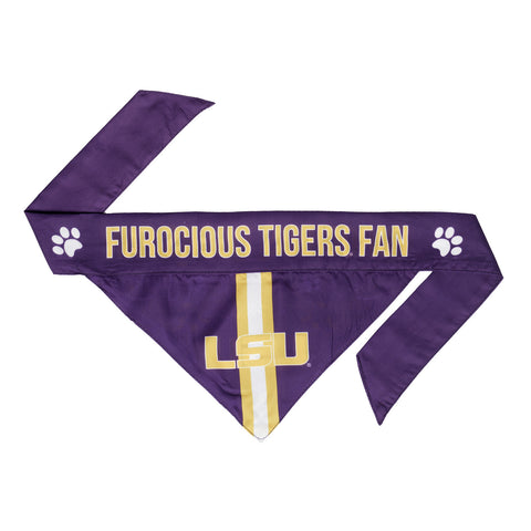 LSU Tigers Pet Bandanna Size L-0