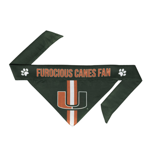 Miami Hurricanes Pet Bandanna Size XS-0