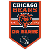 Chicago Bears Sign 11x17 Wood Chevron-0