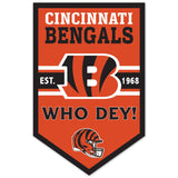 Cincinnati Bengals Sign 11x17 Wood Chevron-0