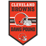 Cleveland Browns Sign 11x17 Wood Chevron-0