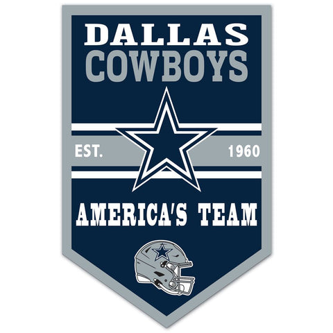 Dallas Cowboys Sign 11x17 Wood Chevron-0