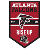 Atlanta Falcons Sign 11x17 Wood Chevron-0