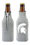 Michigan State Spartans Bottle Suit Holder Glitter Silver-0