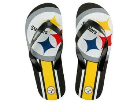 Pittsburgh Steelers Men Flip Flop - (1 Pair) - L-0
