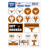 Texas Longhorns Decal Sheet 5x7 Vinyl-0