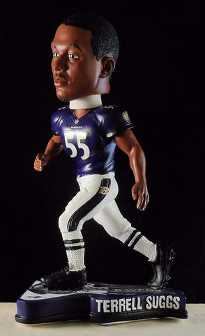 Baltimore Ravens Terrell Suggs Pennant Base Bobblehead CO-0