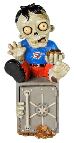 Oklahoma City Thunder Zombie Figurine Bank CO-0