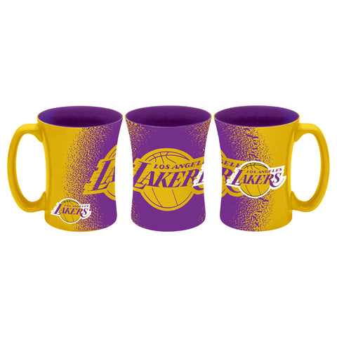 Los Angeles Lakers Coffee Mug 14oz Mocha Style-0