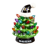 Baltimore Ravens Christmas Tree 4 Inch LED Tabletop-0