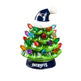 New England Patriots Christmas Tree 4 Inch LED Tabletop-0