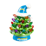 Los Angeles Chargers Christmas Tree 4 Inch LED Tabletop-0
