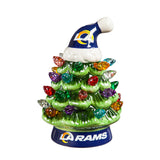 Los Angeles Rams Christmas Tree 4 Inch LED Tabletop-0