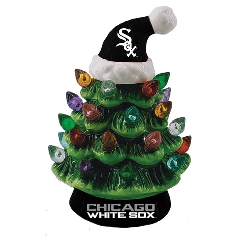 Chicago White Sox Christmas Tree 4 Inch LED Tabletop-0