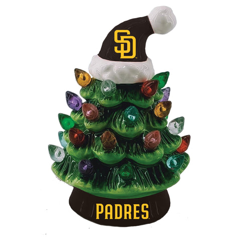 San Diego Padres Christmas Tree 4 Inch LED Tabletop-0