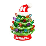 Nebraska Cornhuskers Christmas Tree 4 Inch LED Tabletop-0