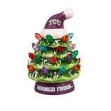 TCU Horned Frogs Christmas Tree 4 Inch LED Tabletop-0