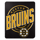 Boston Bruins Blanket 50x60 Fleece Campaign Design-0