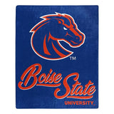 Boise State Broncos Blanket 50x60 Raschel Signature Design-0