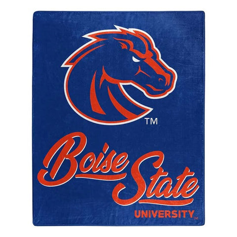 Boise State Broncos Blanket 50x60 Raschel Signature Design-0