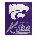 Kansas State Wildcats Blanket 50x60 Raschel Signature Design-0