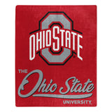 Ohio State Buckeyes Blanket 50x60 Raschel Signature Design-0