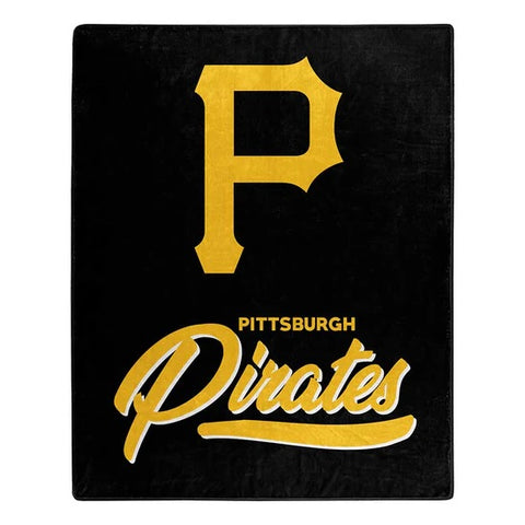 Pittsburgh Pirates Blanket 50x60 Raschel Signature Design-0