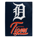 Detroit Tigers Blanket 50x60 Raschel Signature Design-0