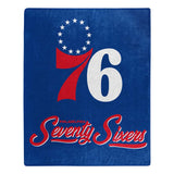 Philadelphia 76ers Blanket 50x60 Raschel Signature Design-0