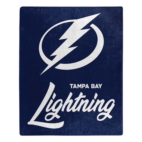 Tampa Bay Lightning Blanket 50x60 Raschel Signature Design-0