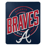 Atlanta Braves Blanket 50x60 Fleece Campaign Design-0