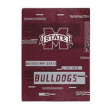 Mississippi State Bulldogs Blanket 60x80 Raschel Digitize Design-0