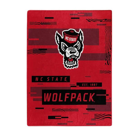 North Carolina State Wolfpack Blanket 60x80 Raschel Digitize Design-0