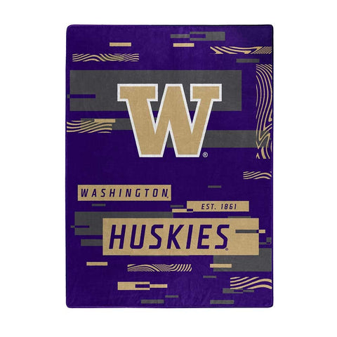Washington Huskies Blanket 60x80 Raschel Digitize Design-0